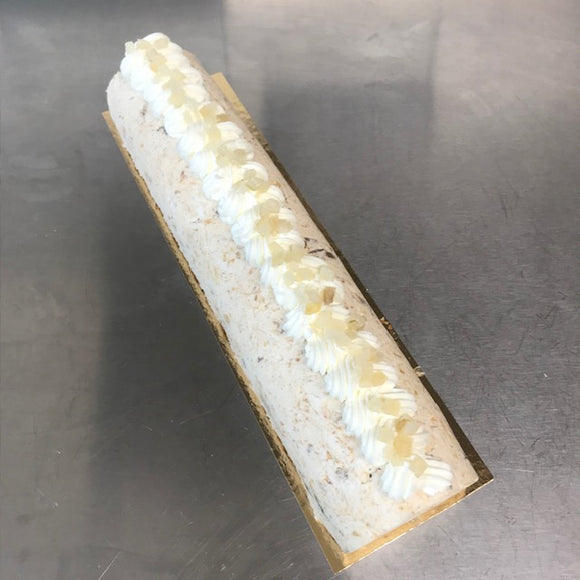 Bûche mirabelles-pain d'épices