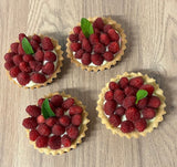 Tartelette aux framboises