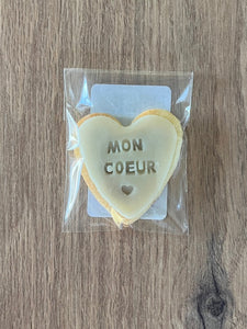 Biscuit sablé "mon coeur"