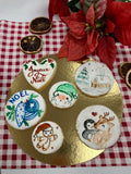 Biscuits peints gamme Noël